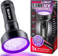 GearLight UV Flashlight Black Light from 68 LED Blacklight Flashlight Dog/Cat Pet Urine Detector, Scorpion, Bed Bug, Resin Curing, Dog Stain, and Carpet Odor Eliminator Remover, ID Checking_XR68