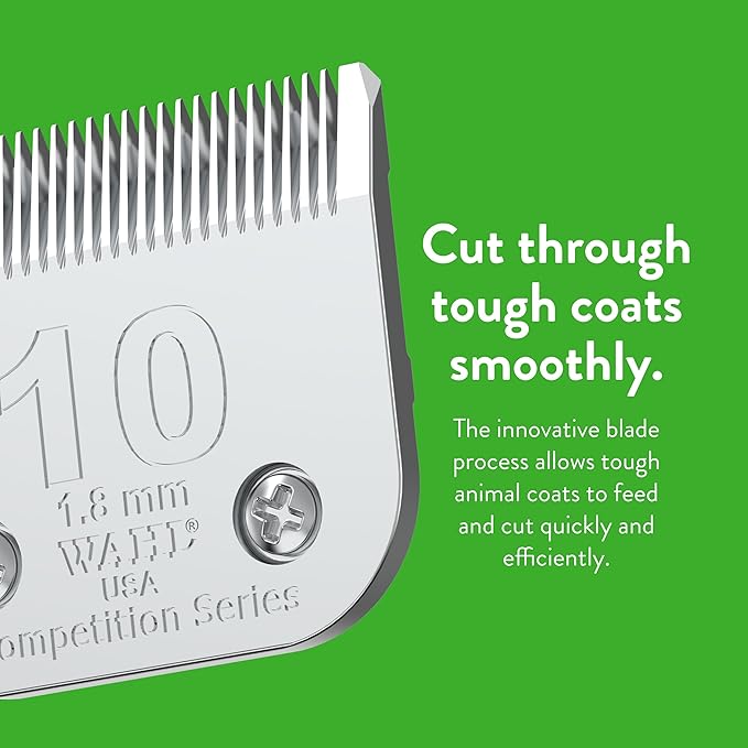 Wahl Professional Animal 10 Medium Competition Series Detachable Blade with 1/16-Inch Cut Length (2358-100)