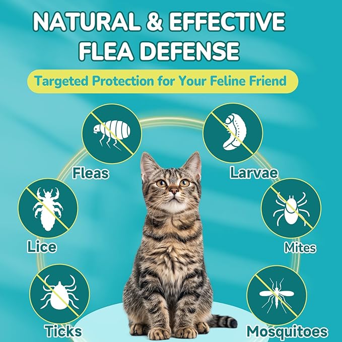 Cat & Dog Flea and Tick Prevention Bundle, 500 Crunchy Dual-Texture Chews Each, Natural 4-in-1 Flea Defense with Skin, Coat, Gut & Immune Support, Oral Daily Flea Treatment for Cats & Dogs