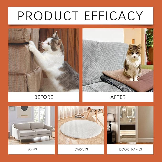 4floz Cats Sprays Indoor Pet Deterring Citrus Scented Extracts for Furniture Protections AntiClimbing Co