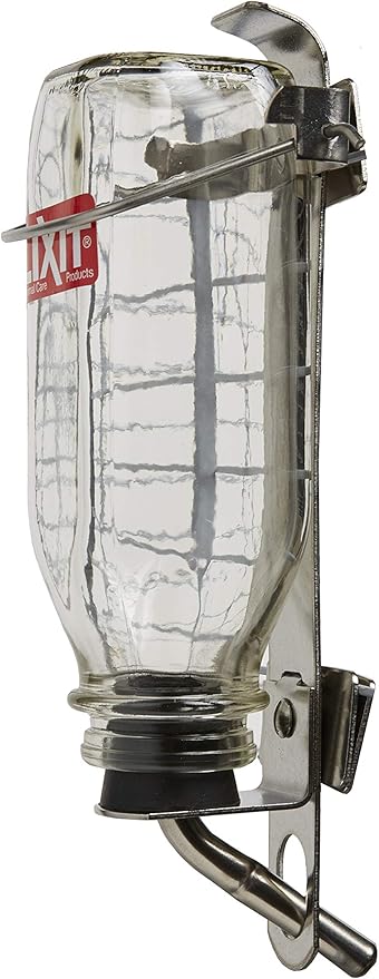Lixit Glass Bird Bottle Medium 16 oz