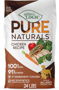 Nature’s Logic Pure Naturals™ 100% Natural Chicken Recipe Synthetic-Free Dry Dog Food, 24 lbs