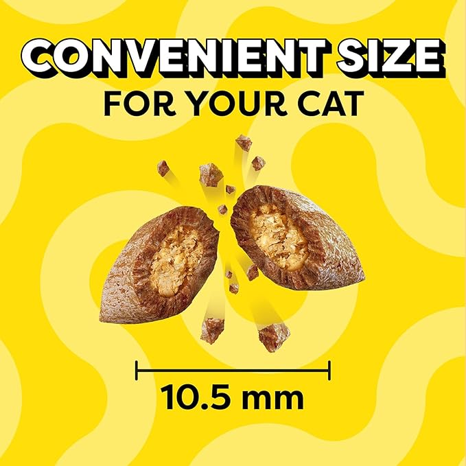 Temptations Cat Treats Classic Crunchy and Soft Cat Treats, Savory Salmon Flavor, 48 oz. Bag