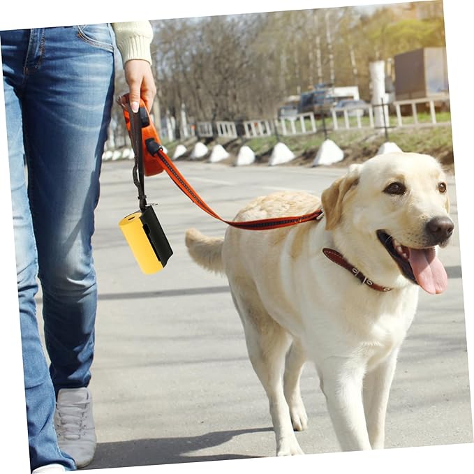 VICASKY LED PET Waste Bag Dispenser with Light Poop Bag Holder for Dogs and Cats Outdoor PET Supply Easy to Use