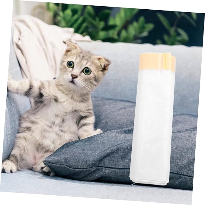 MERRYHAPY 1 Roll Cat Litter Bag Roll Durable Cleaning Pouch Convenient Cat Supplies for Easy Waste Disposal