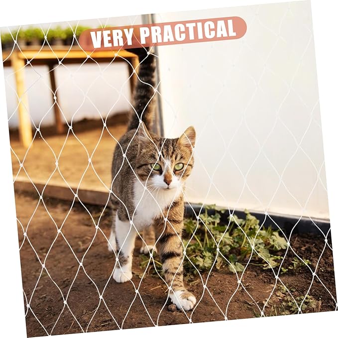 Milisten 1set Cat Balcony Net Pet Safety Netting for Cats Fall Barrier for Stairs Balconies Secure Outdoor Peace of Mind for Pet Owners