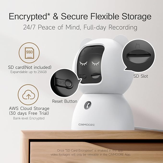 2.5K Indoor Camera 4pack, Non-Subscription AI Person/Pet/Cry Detection, 4MP Pet/Dog/Cat/Baby Camera w/Phone App, Pan Tilt WiFi Cameras for Home Security, Night Vision, Full Duplex Audio