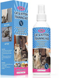 Natural Cat Deterrent Spray, 8.45 FL Oz Cat Repellent Indoor for Cat and Kitten, Anti-Scratch Cat Training Spray for Furniture, Curtain, Floor & Plant, Indoor & Outdoor Use