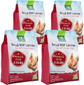 Black Soldier Fly Larvae for Chickens, Non GMO High Calcium BSF Larvae Fly Grubs Than Dried Mealworms for Turkeys, High Protein Chicken Treats for Laying Hens, Natural Wild Bird Food 10LB (2.5LB * 4)