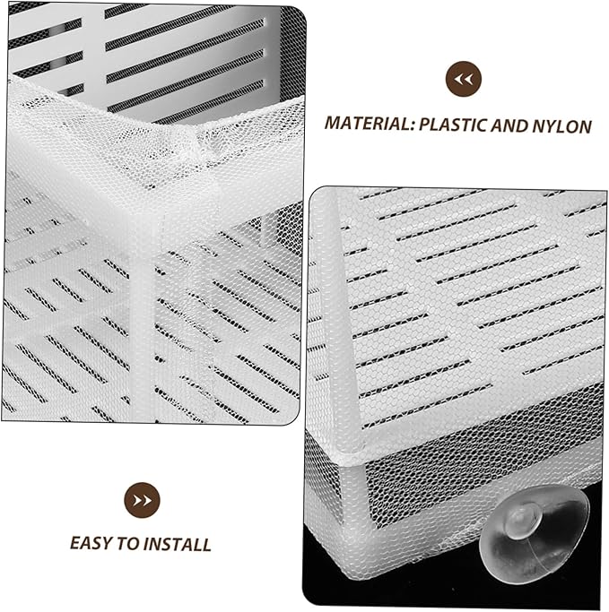 Happyyami Breeder Box for Fish Fish Breeding Tank Isolation Mesh Aquarium Box Partition Style