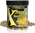 Xtreme Monster 9.0mm Pellets – Slow Sinking & Ideal for Large Cichlids, Monster Fish & Voracious Eaters – Boost Immune & Digestive Health, Max Marine Protein Fish Food – USA Farm Grown (9oz)