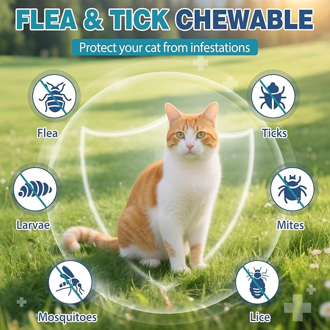 Chewable Flea Treatment for Cats