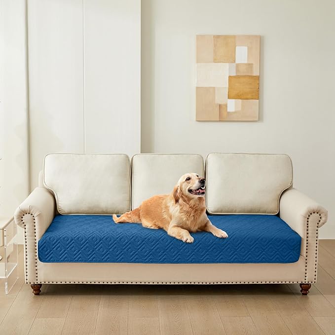 hyha Waterproof Dog Blanket, Soft Dog Bed Cover Pet Blankets, Waterproof Sofa Couch Cover for Dogs Washable, Reversible Pet Couch Covers for Sofa Furniture (30x70 Inch, Navy Blue/Navy Blue)