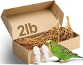 MEWTOGO Spray Millet & Cuttlebone Bird Treats Set - 2lb Hand Selected Golden Millet Treats for Parakeets Cockatiel Lovebirds Canaries Finches, Energy & Calcium Boost