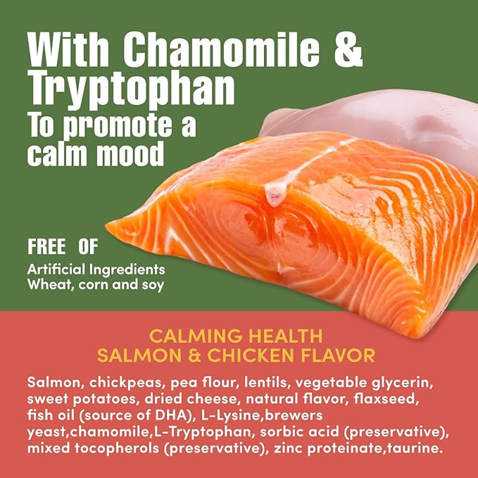 Get Naked Cat Calming Treats Salmon & Cheese Flavor, Crunchy, Calming Health, 6-oz Bag