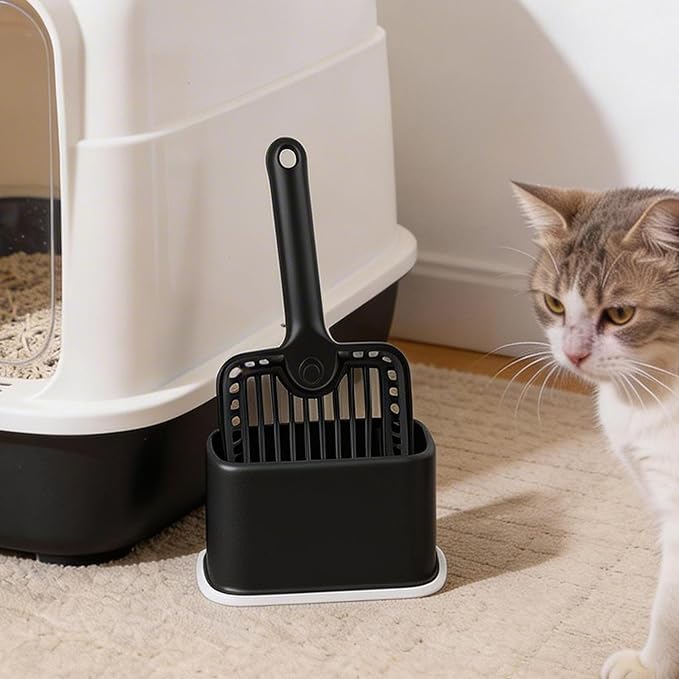 [2026 Version XXL Large Pooper Scooper, Heavy Duty Cat Litter Scooper with Holder Cat Scooper for Litter Box Kitty Litter Scoop,Perfect for Cat Litter Box Cleaning