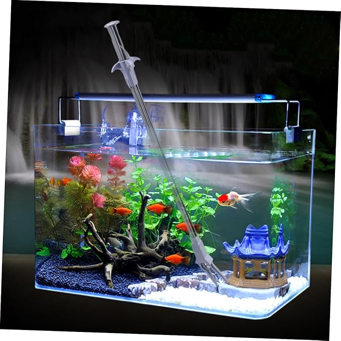 Plastic Plant Tweezers Ergonomic Aquarium Tongs for Easy Trimming of Foreground Plants Carbonation-protected Tool for Aquarists and Fish Tank Care