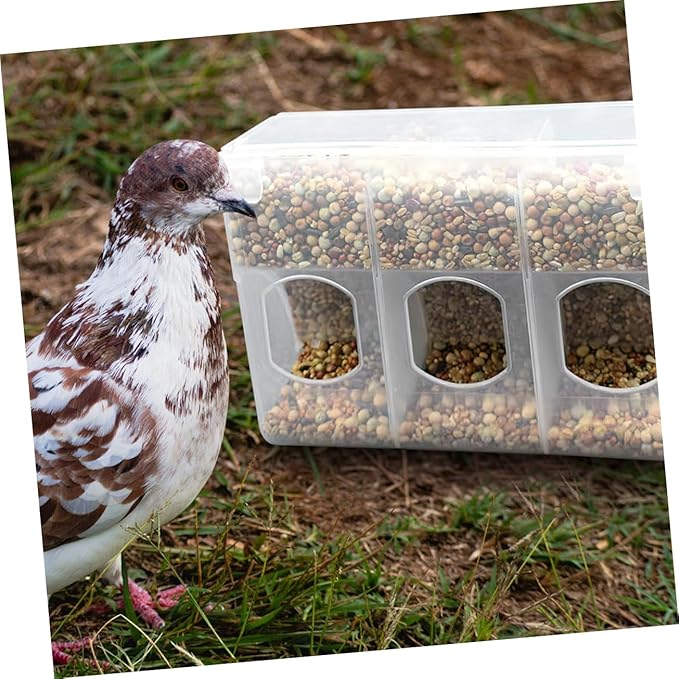 KESYOO 2pcs Automatic Feeder Bird Food Dispenser for Pigeon Parrot Quail Cage Bird Feeding Watering Supplies