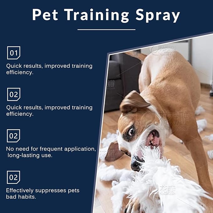 Natural Cat Deterrent Spray for Indoor and Outdoor Use, Anti-Scratch Furniture Protection, Training Aid with Natural Ingredients, 3.38FL OZ
