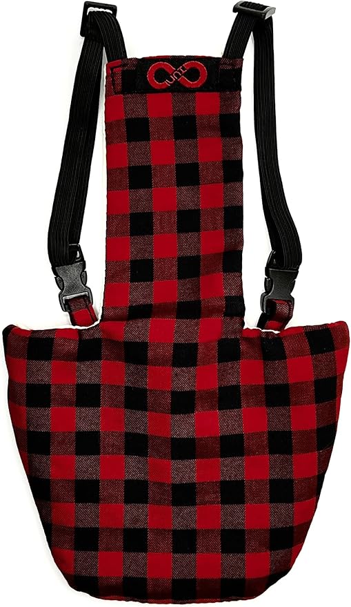 Chicken Diapers Duck Diaper Diaperalls for Hens, Roosters, Ducks, Ducklings - Reusable, Adjustable by Uni Infinity (Buffalo Plaid, Duck Medium, 1, Count)