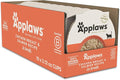 Applaws Natural Wet Cat Food in Broth, Limited and Natural Ingredients, High Protein with No Artificial Additives, Chicken Breast & Salmon in Broth (10 x 2.12 oz Easy-Open Cups)