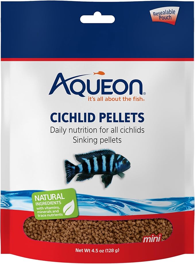 Aqueon Cichlid Food Mini 4.5 Ounces