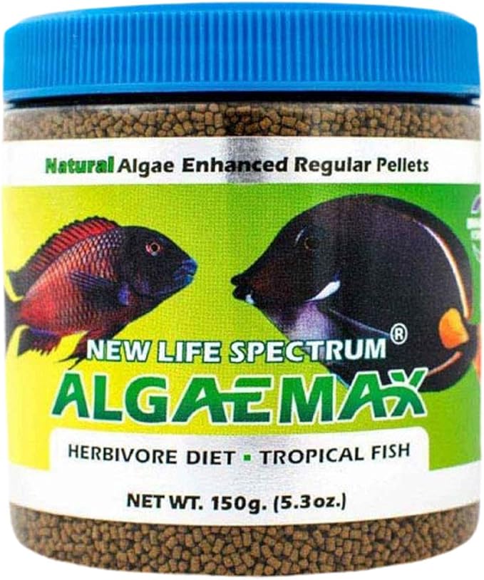 New Life Spectrum AlgaeMax Regular 150g, Naturox Series, Pellet, Bottle
