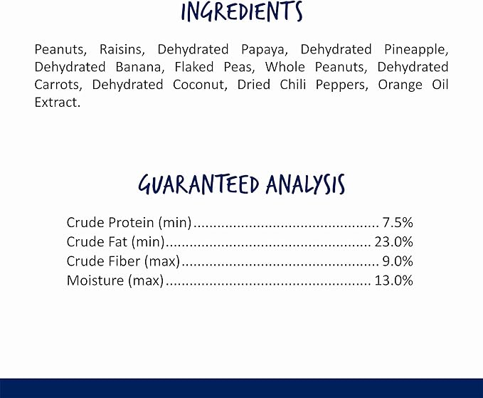 Vitakraft Fresh Super Fruit Cocktail - Tropical Parrot Fruit Blend - Parrot and Cockatiel Treat 1.25 Pound (Pack of 1)