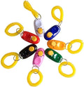 SunGrow 7-Pack Dog Clicker for Training with Wrist Bands, 2 Inches Multicolor, Pet Cat Dog Training Clickers & Behavior Aids, Convenient and Effective Clicker Training Tools for Puppy or Cat