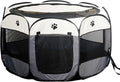 Portable Pet Playpen, Dog Playpen Foldable Pet Exercise Pen Tents Cat House Playground for Puppy Kitten Indoor Outdoor Travel Camping Use