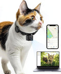 Cat Camera Collar with Tracker Tag, 1080P HD Video Recording Pet POV Cam, NO WiFi NO APP, Body Camera for Cat/Dog Tracking — Lightweight, Night Vision, Easy Playback