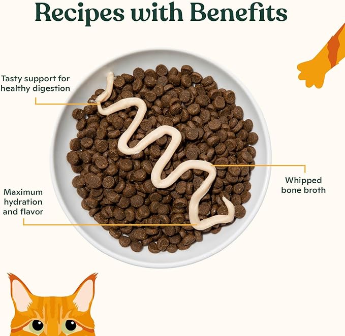 Made by Nacho Lickable Cat Treats Mousse Tubes 12 Count with Bone Broth Chicken Recipe (.5 oz) No Grains, Corn, Wheat or Soy
