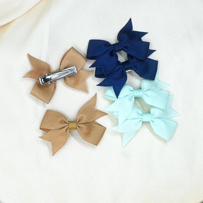 40PCS Dog Hair Bows with Clips 2Inch Girl Small Dog Apparel Accessories for Pet Puppy Cat 20 Color Pairs