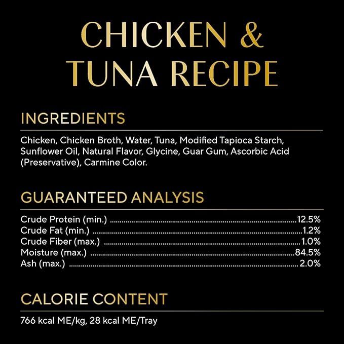 Sheba Selections Filets in Broth, Adult Cat Food Wet Recipe, Meal Complement, Wet Cat Food Variety Pack, Chicken & Tuna Recipe, 1.3 oz. Cups, 12 Count