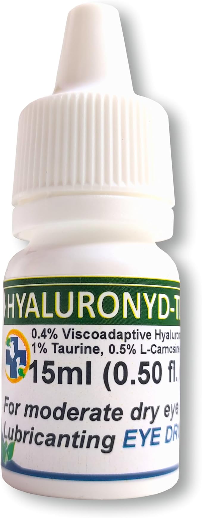 Lubricating Gel Eye Drops 15ml with Hyaluronic Acid 0.4% & L-Carnosine & Taurine for Pets Cat/Dog Moisturizer Soothes Dryness and Irritation & Itchy, Daily Use to Relieve Dry Eyes, Artificial Tears