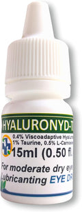 Lubricating Gel Eye Drops 15ml with Hyaluronic Acid 0.4% & L-Carnosine & Taurine for Pets Cat/Dog Moisturizer Soothes Dryness and Irritation & Itchy, Daily Use to Relieve Dry Eyes, Artificial Tears