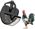 Hen Holster Wrap-Around Bird Diaper & Harness for Hens, Roosters, Ducks, Geese - with Removable Vinyl Liner, Adjustable Fit for Outdoor Adventures & Indoor Use - Easy to wear - Large, Gray
