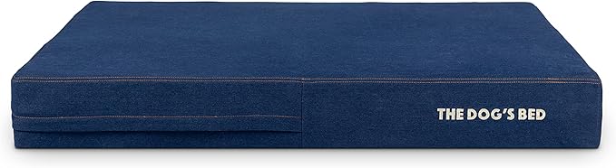 The Dog’s Bed Orthopedic Memory Foam Dog Bed Mattress, Oxford Fabric, Real Blue Denim, XL, 6-Inch