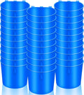30 Pcs Chicken Coop Feeder Water Cup,8 oz Cage Cups Chicken Feeder Waterer, Cage Cups Birds Hanging Feeders, Chicken Feeder Water Bowl for Parakeet Poultry Pigeon Bunny Wire Cage (Blue)