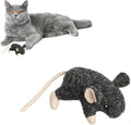 SPOT Fuzzy Mouse Freddie Cat Toy with Catnip – 3.5in Plush Mouse for Cats & Kittens, Crinkle Sound, Great for Batting, Chasing & Interactive Play – Assorted Colors