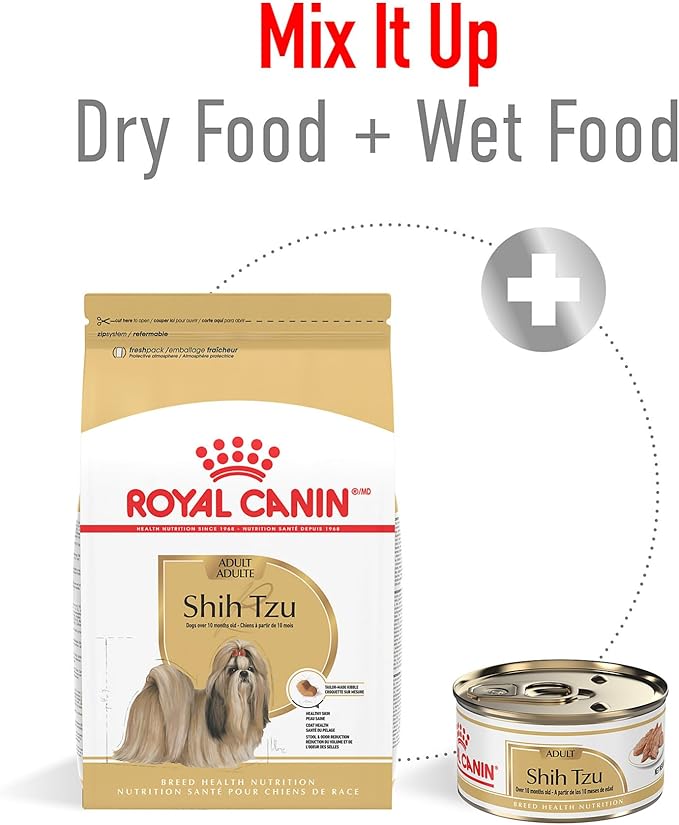 Royal Canin Breed Health Nutrition Shih Tzu Adult Dry Dog Food, 2.5 lb Bag