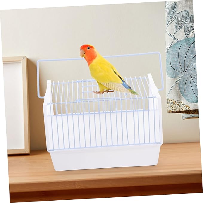 BESPORTBLE 1Set Portable Bird Carrier Pet Bird Cage for Travel for Outing with Parrots and Birds Lightweight Design Compact Outdoor Bird Cage