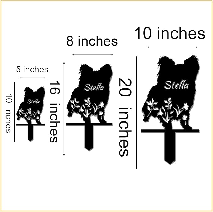 Personalized Dog Memorial Stake, Dog Grave Marker, in Memorial of Dog, Dog Loss Gift, Dog Name Sign Pet Sympathy Gift