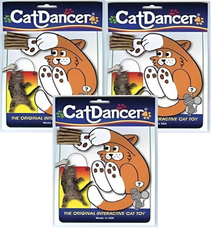 Cat Dancer -The Original Interactive Cat and Kitten Toy Size:Pack of 3