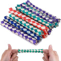 24 Pieces Chinese Finger Trap Pet Bird Chew Toy Classic Bamboo Finger Trap Birds Foraging Toy Adult Birthday Party Favors Goodie Bag Stuffers