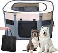 Dog Playpen,Pet Playpen,Foldable Puppy Cat Playpen, Dog Playpen for Indoor Dogs Enclosed, Indoor Outdoor Travel Camping Use, Dog Kennel Tent Crate for Rabbit Small Animals with Carrying Case