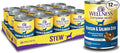 Wellness Complete Health Stew Adult Canned Wet Dog Food, Grain Free, Natural, Venison and Salmon Recipe, 12.5 oz, Pack of 12 Cans