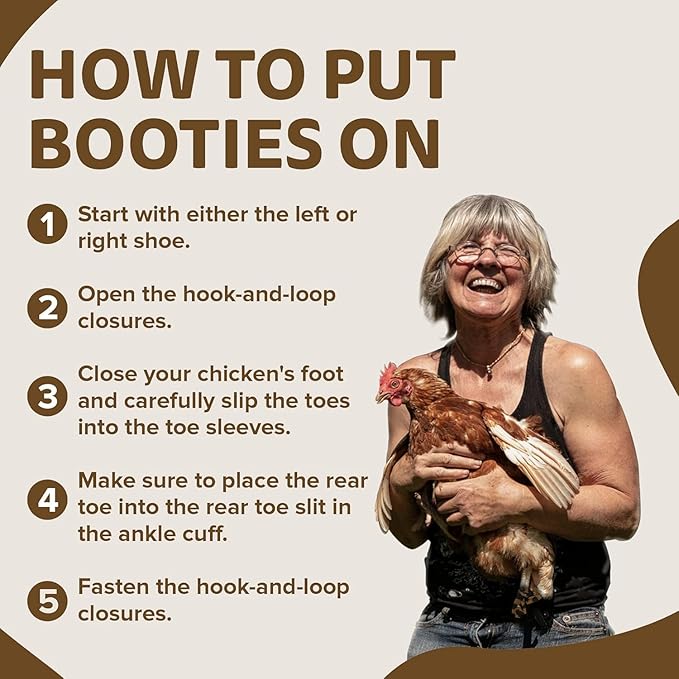 Chicken Shoes for Injured Feet – Protective Neoprene Footwear for Chicken, Open-Toe Design for Bumblefoot Relief, Made in USA (Chicken Shoes, Leopard, Medium Chickens)