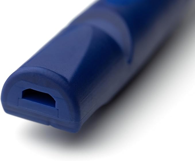 ACME Alpha 210.5 Professional Dog Training Whistle with Enhanced Ergonomic Grip. BPA-Free Plastic. 110 dBA. Standardized Frequency for Smaller Dogs. Weatherproof. Made in The UK (Baltic Blue)