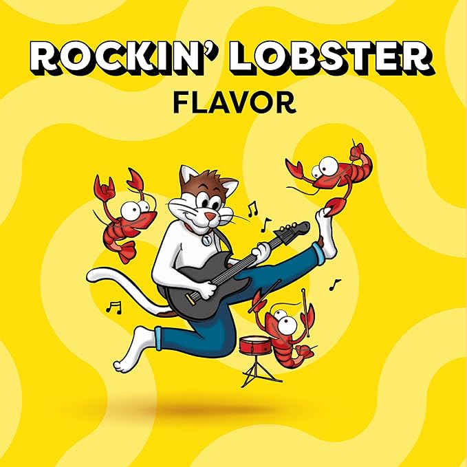 Temptations Classic Cat Treats, Rockin' Lobster Flavor, Crunchy and Soft Cat Treats 3 oz. Pouch (Pack of 12)